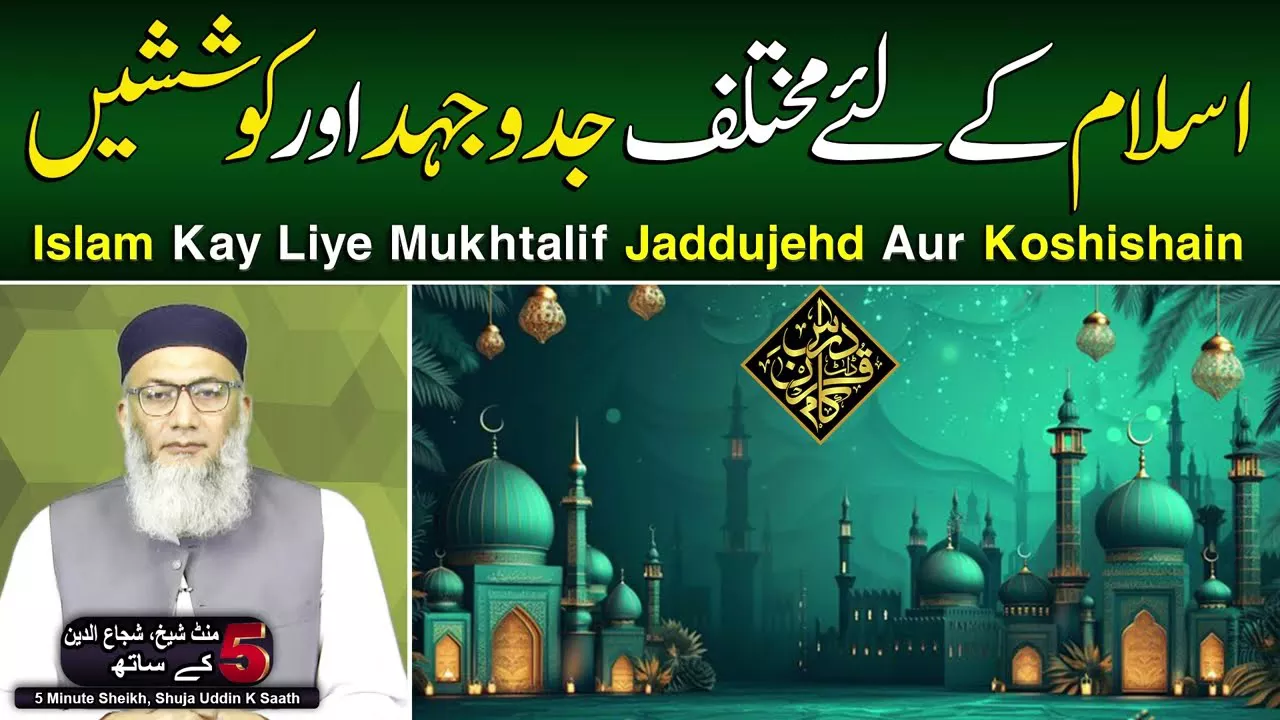 Islam Kay Liye Mukhtalif Jaddujehd Aur Koshishain - Sheikh, Shuja uddin